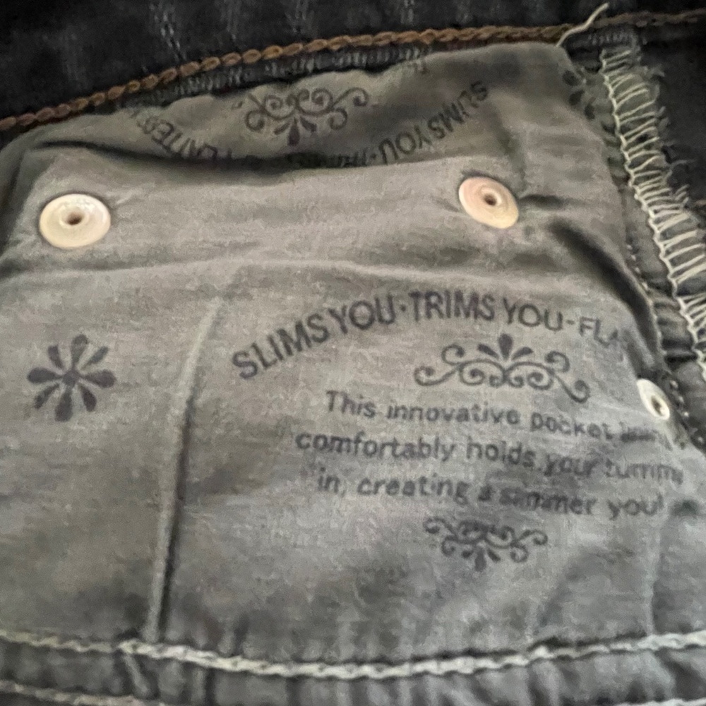 Lee • Y2K Vintage Dark Wash Bootcut Jeans • 14 Long - Picture 5 of 7